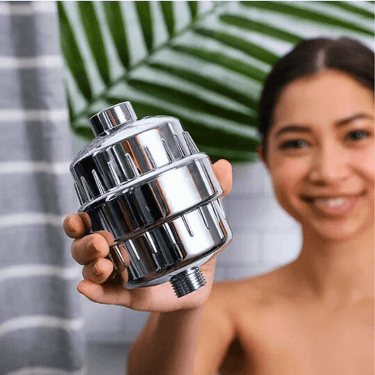 SilkaahWater™ Premium Shower Filter Bonus 2 x Replacement Cartridges